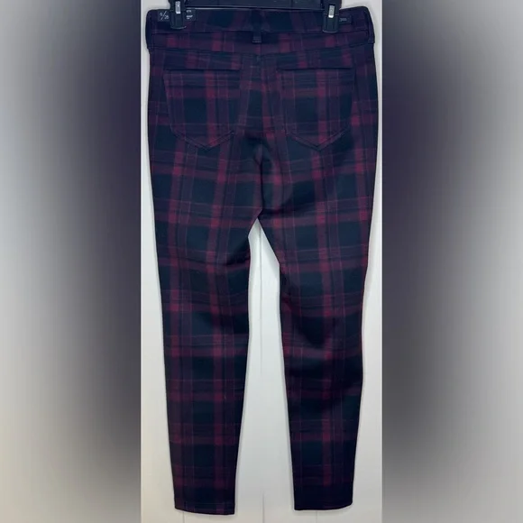NWT Liverpool Jeans Stretch Plaid Ponte Pants Womens Size 6 Petite - Picture 4 of 12